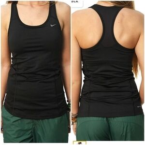 NIKE Women's Lean Tank Top Black, Size S